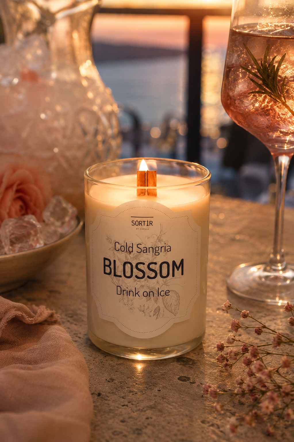 נר Cold Sangria Blossom – מהדורה מיוחדת