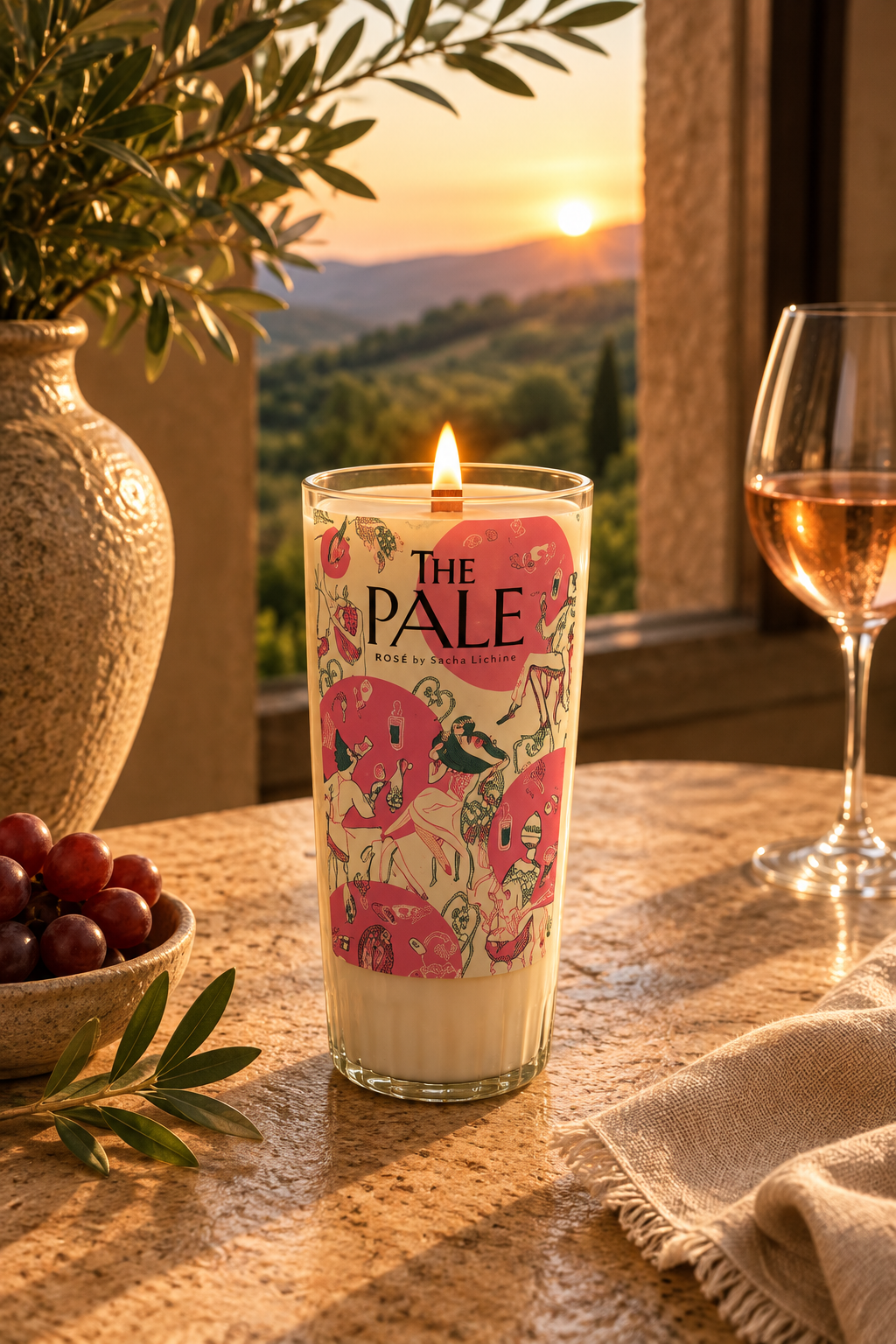 דה פאלה רוזה | The Pale Rosé Candle