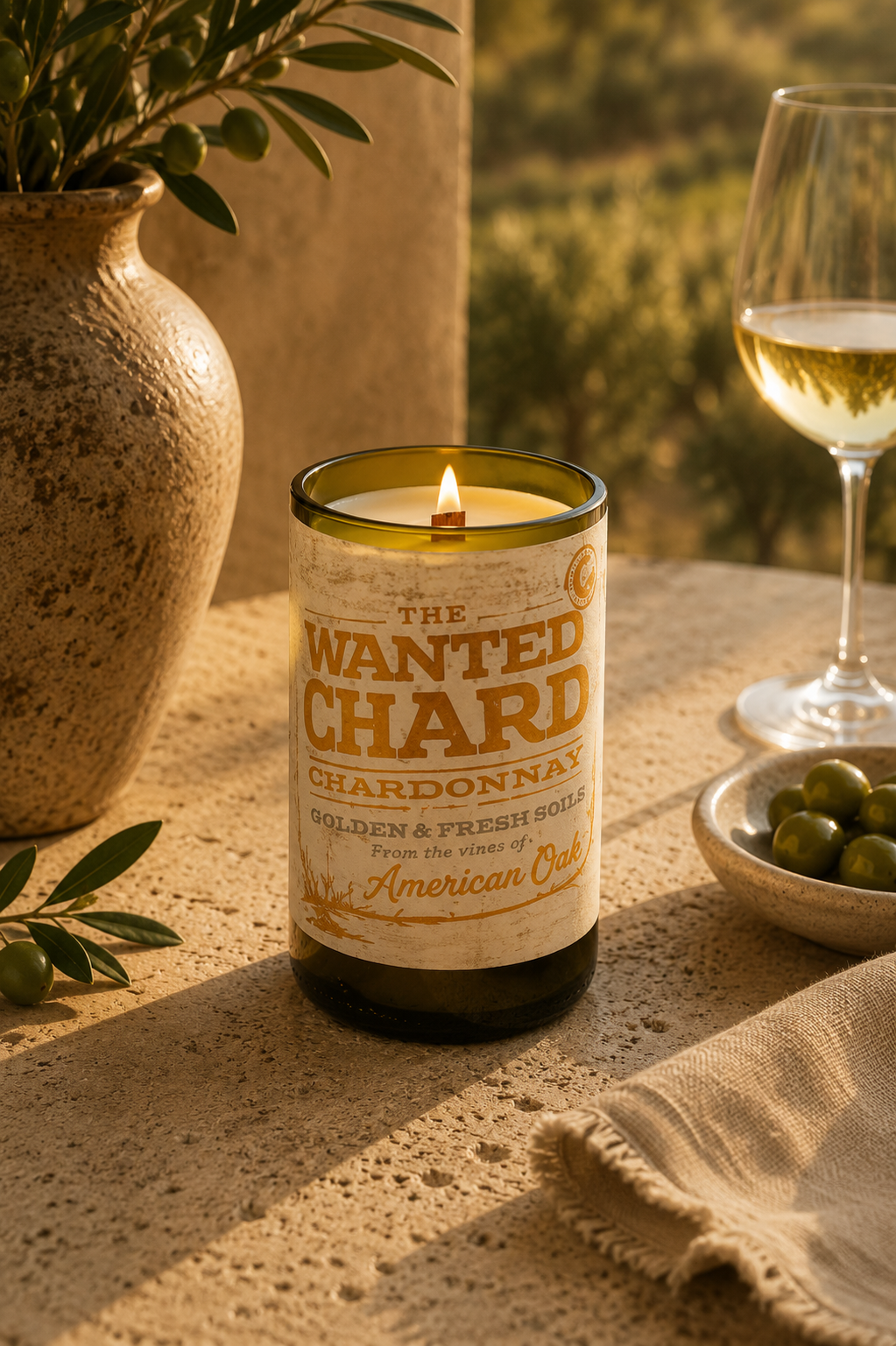 נר The Wanted Chard | שארדונה אמריקאי מעוצב