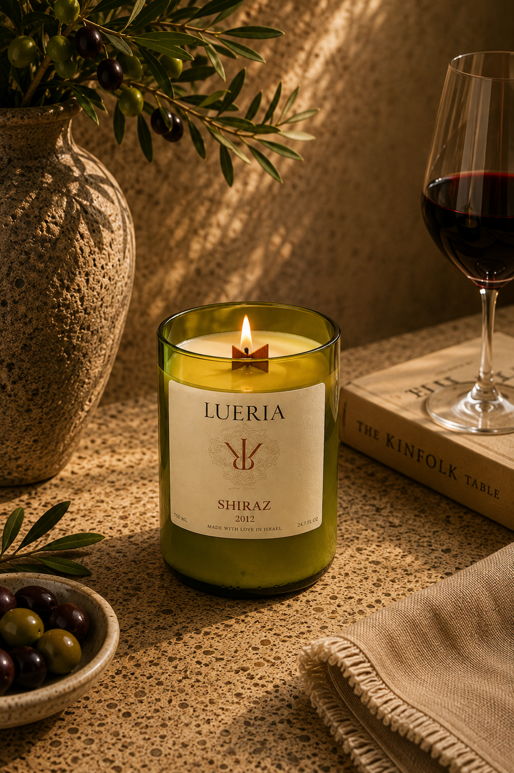 לואריה שיראז 2012 | Lueria Shiraz 2012 Candle