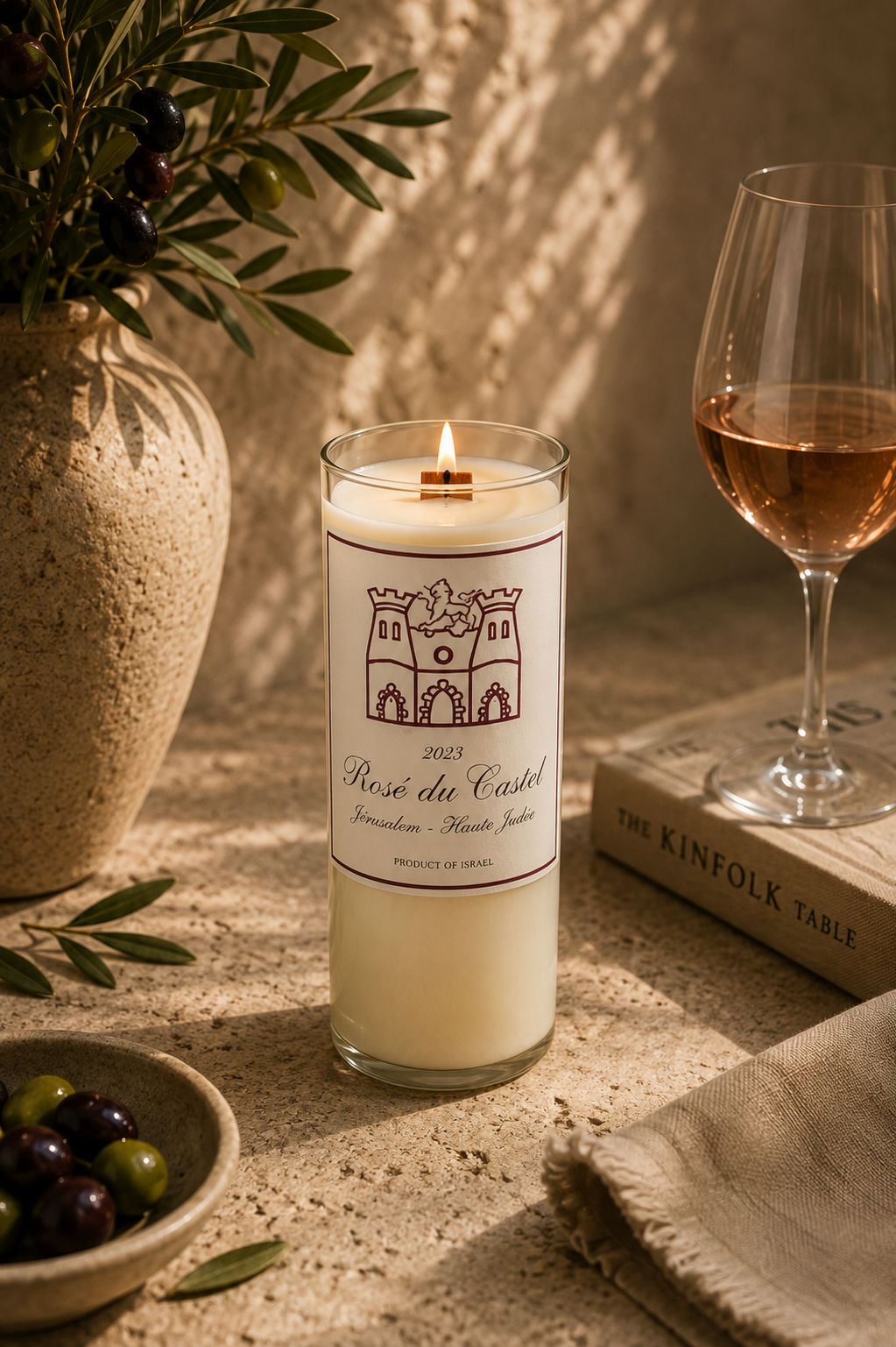 רוזה דה קאסטל | Rose the castle candle