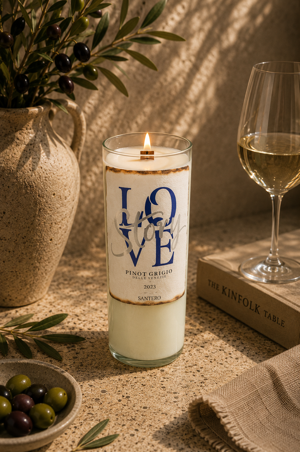 סיפור אהבה | Love story candle
