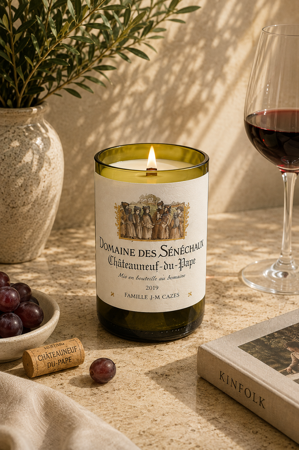 דומיין דס סנסאוקס | Domaine des senechaux candle