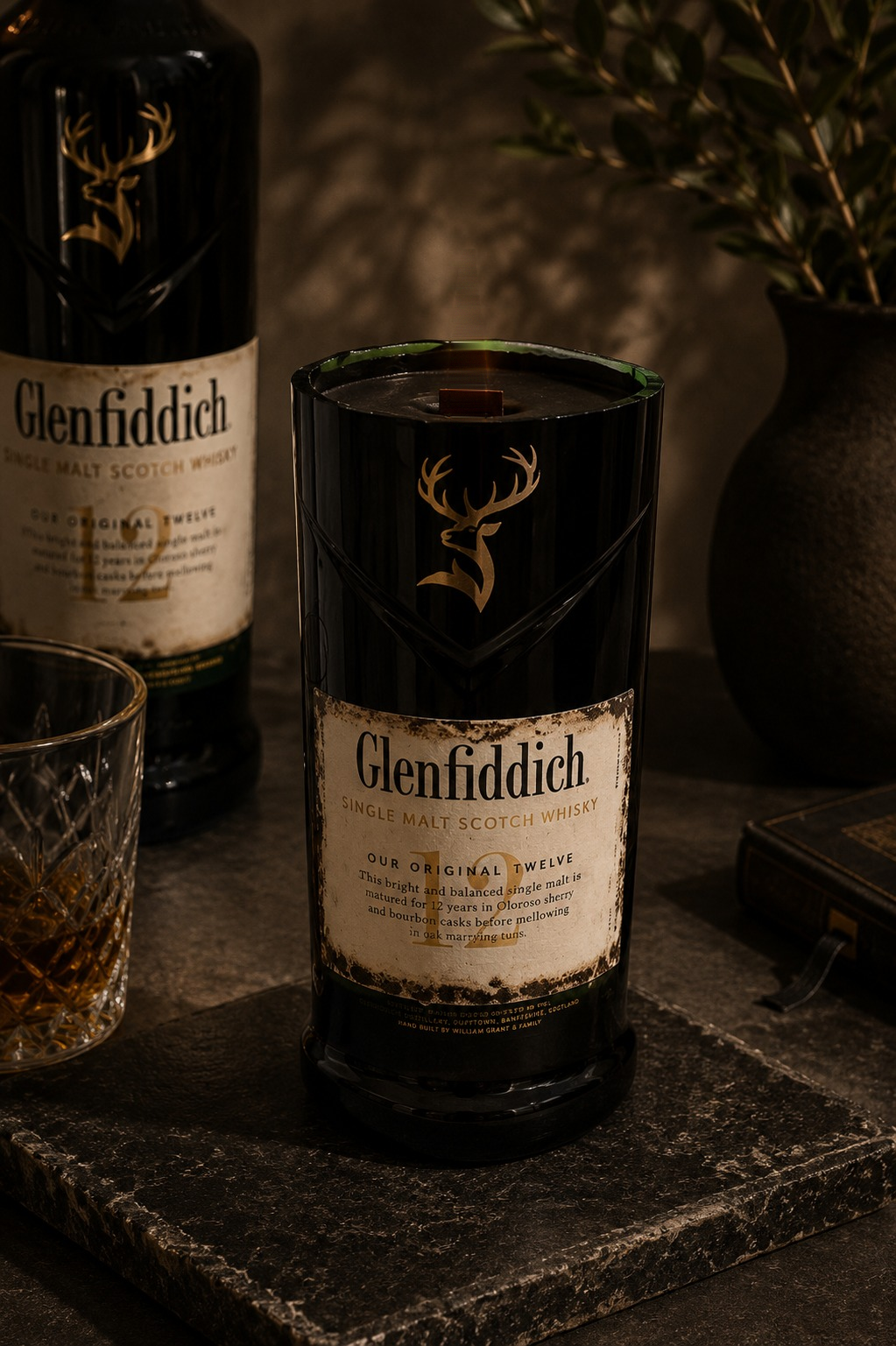 גלנפידיך 12 |Glenfiddich 12 candle