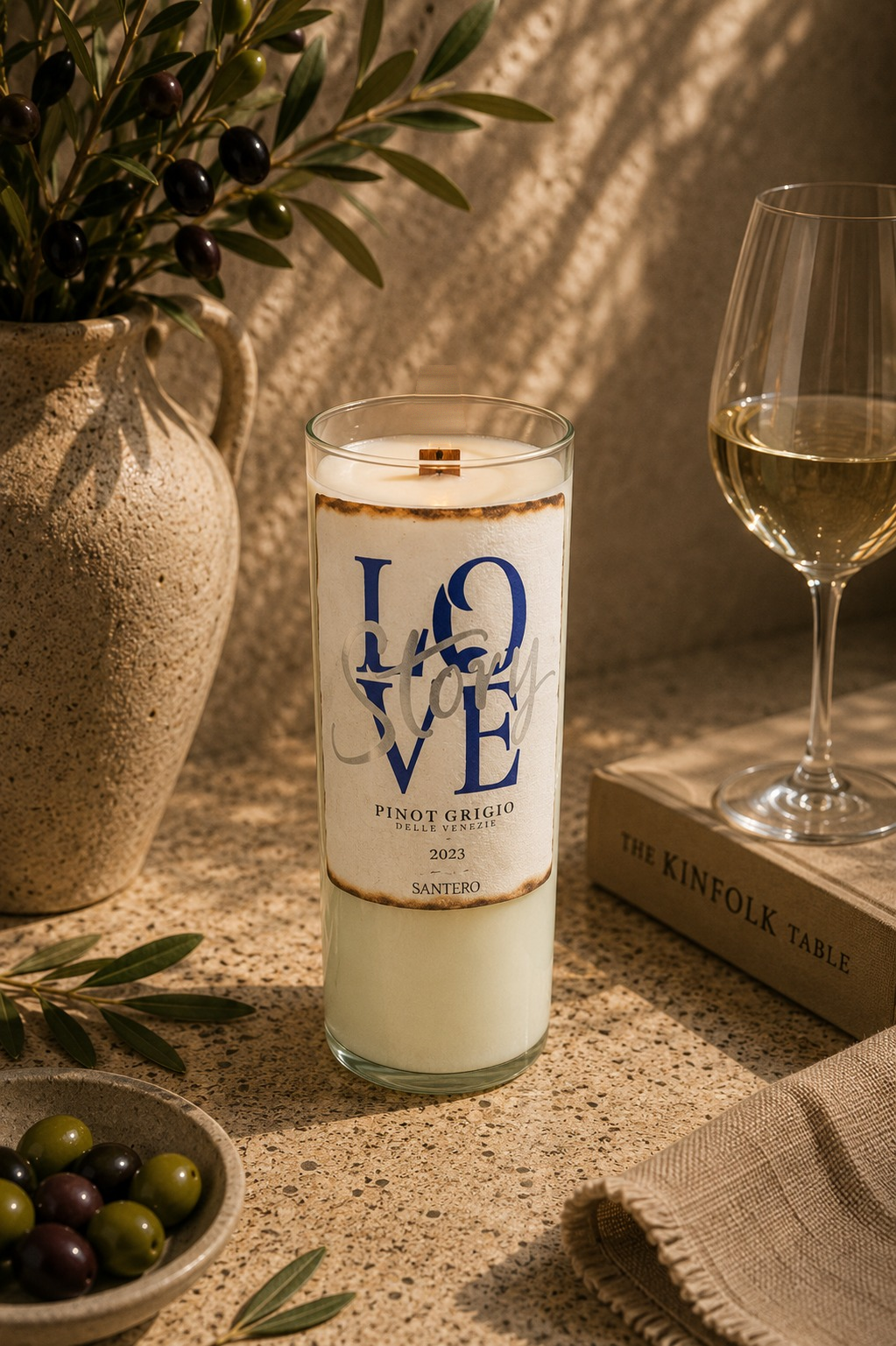 סיפור אהבה | Love story candle