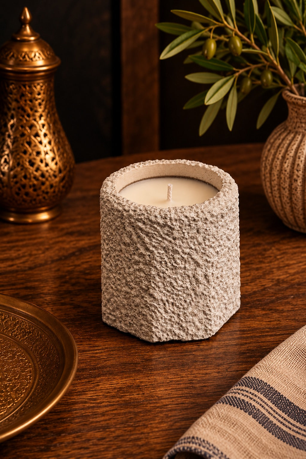 The Pillar – Handmade Concrete Candle