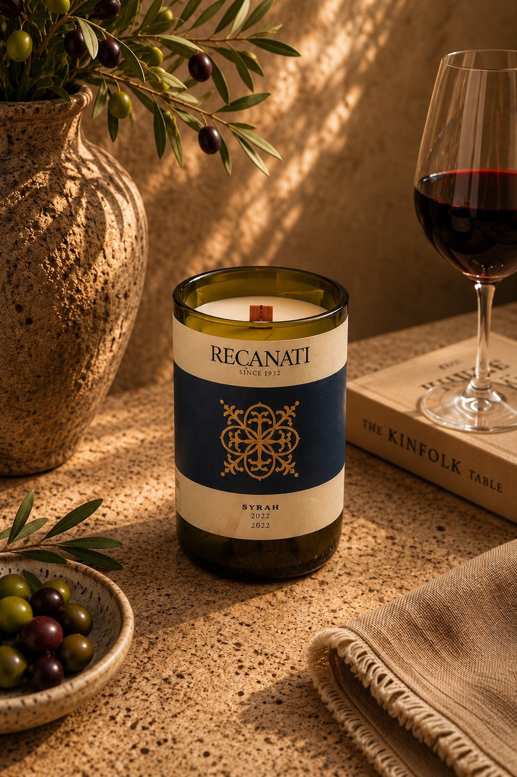 רקנאטי סירה 2022 | Recanati Syrah 2022 Candle