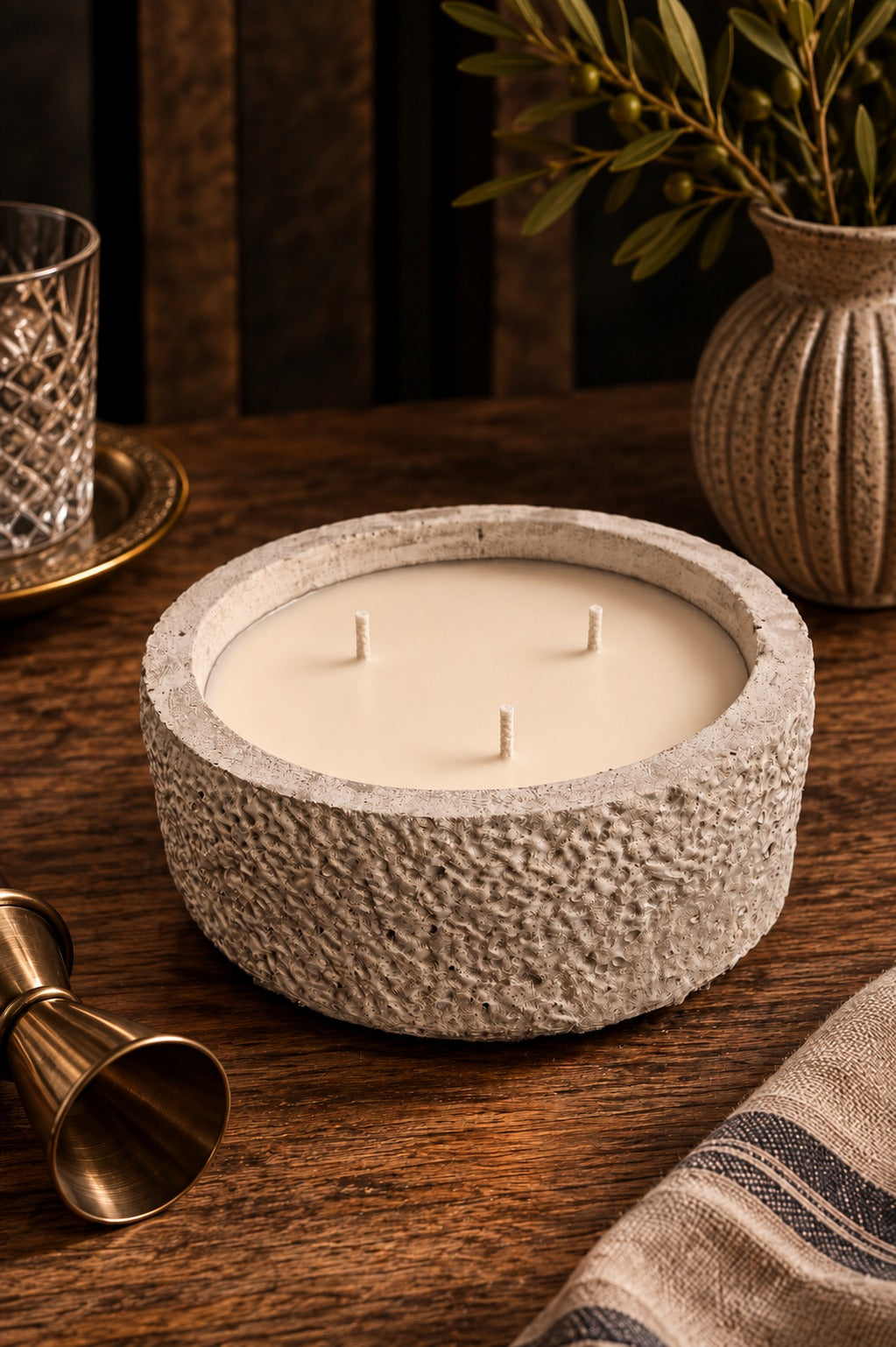 Textured Concrete – Handmade Soy Candle